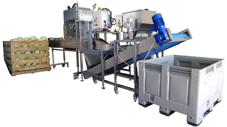 automatic cabbage shredder line