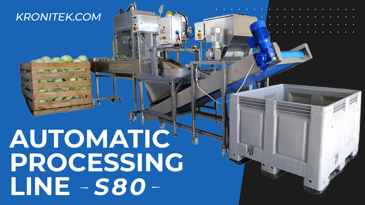 Automatic Cabbage Processing Line S80 | Industrial Vegetable Cutting ...