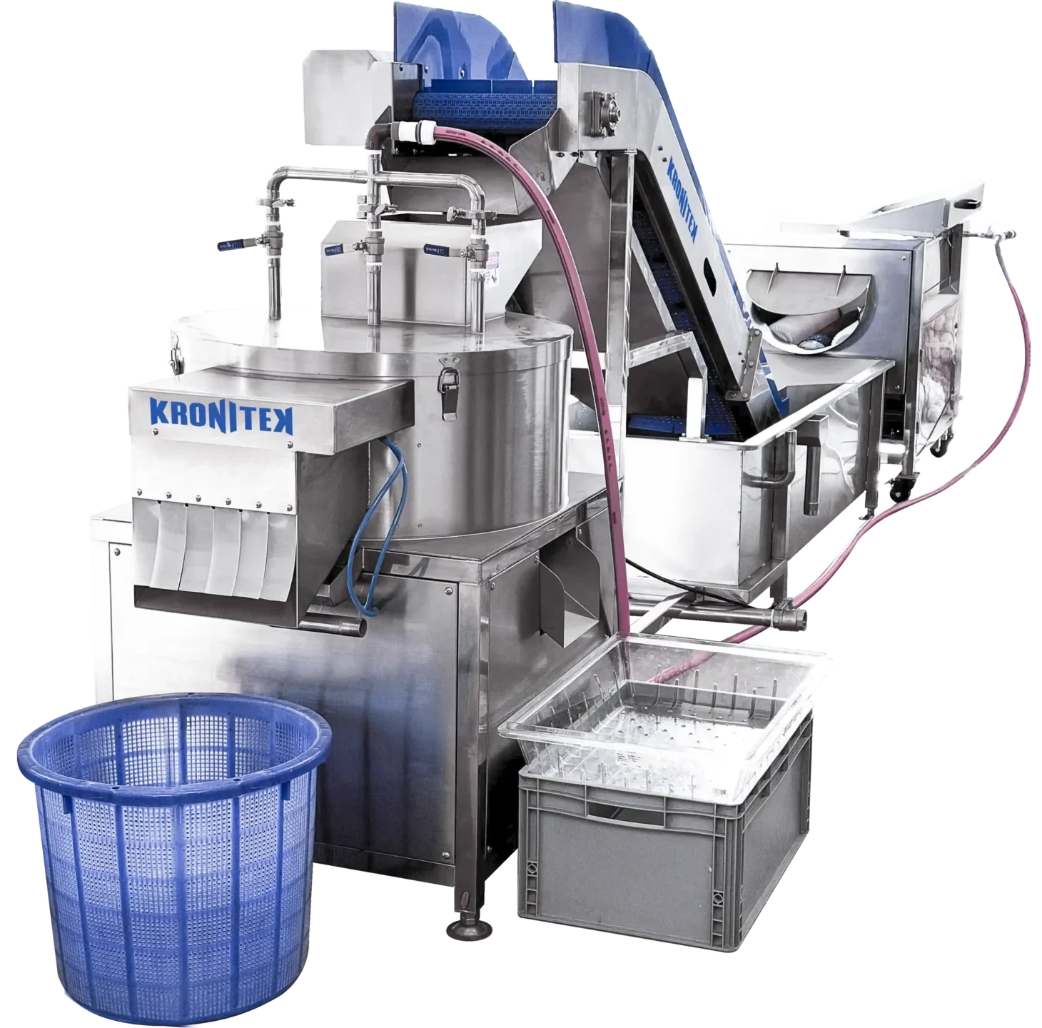 Potato Knife Peeling Line 500 kg/h